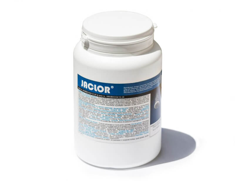 Jaclor - Dezinfectant pe baza de clor (Aviz biocid si FIsa de securitate)
