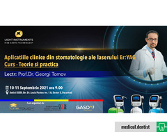 Aplicatiile clinice din stomatologie ale laserului Er:YAG Curs - Teorie si practica