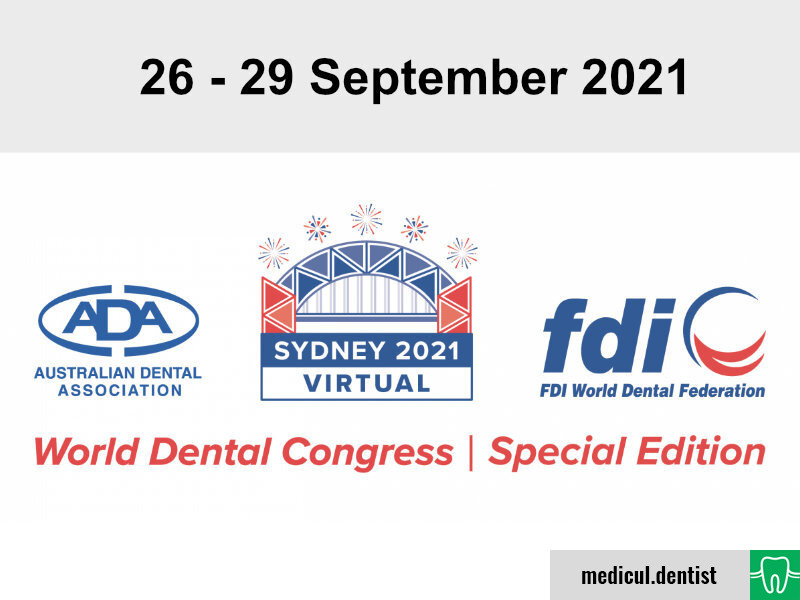 FDI World Dental Congress 2021 (Online, 26-29 September 2021)