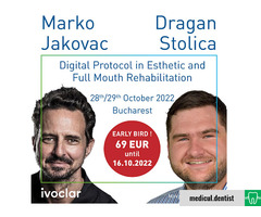 Digital Protocol in Esthetic and Full Mouth Rehabilitation (Bucuresti, 29 Octombrie 2022)
