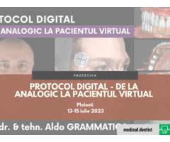 PROTOCOL DIGITAL - de la analogic la pacientul virtual (Ploiesti, 13-15 Iulie 2023)