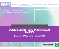 Congresul de Paro-Protetica al AMSPPR (27 Februarie - 1 Martie 2025)