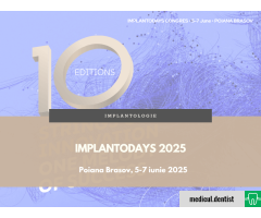 ImplantoDays 2025 (Poiana Brasov, 5-7 Iunie 2025)