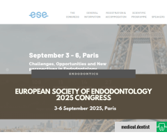 European Society of Endodontology Congress 2025 (Paris, 3-6 September 2025)